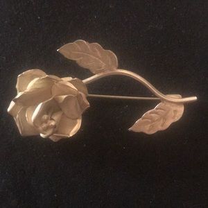 Vintage Sterling Silver 925 Rose 🌹 Pin or Brooch